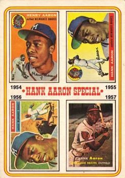 1974 O-Pee-Chee #2 Hank Aaron Special 1954-1957 Front
