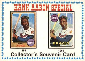 1974 O-Pee-Chee #8 Hank Aaron Special 1968-1969 Front
