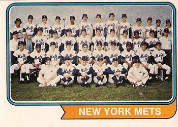 1974 O-Pee-Chee #56 New York Mets Front