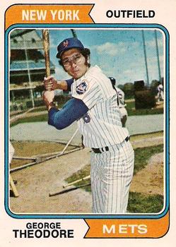 1974 O-Pee-Chee #99 George Theodore Front