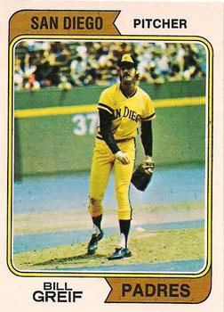 1974 O-Pee-Chee #102 Bill Greif Front