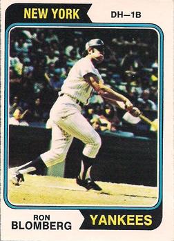 1974 O-Pee-Chee #117 Ron Blomberg Front