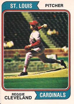 1974 O-Pee-Chee #175 Reggie Cleveland Front