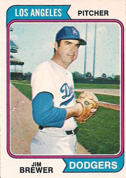 1974 O-Pee-Chee #189 Jim Brewer Front