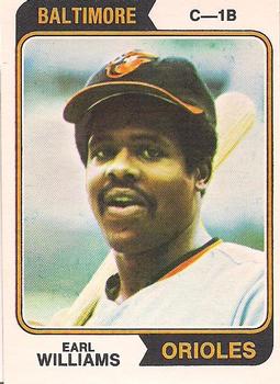 1974 O-Pee-Chee #375 Earl Williams Front