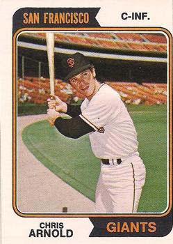 1974 O-Pee-Chee #432 Chris Arnold Front