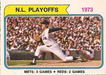 1974 O-Pee-Chee #471 1973 N.L. Playoffs Front