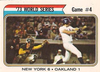 1974 O-Pee-Chee #475 '73 World Series Game #4 Front