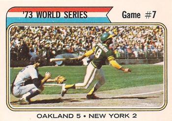 1974 O-Pee-Chee #478 '73 World Series Game #7 Front