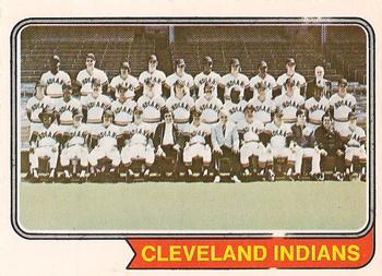 1974 O-Pee-Chee #541 Cleveland Indians Front