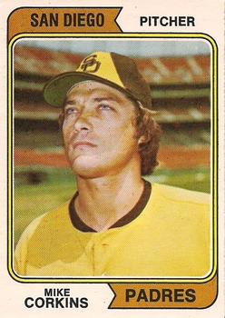 1974 O-Pee-Chee #546 Mike Corkins Front