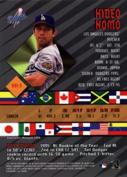 1997 Bowman - International Best #BBI 5 Hideo Nomo Back