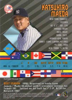 1997 Bowman - International Best #BBI 18 Katsuhiro Maeda Back