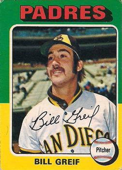 1975 O-Pee-Chee #168 Bill Greif Front