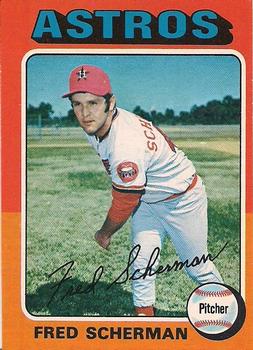 1975 O-Pee-Chee #252 Fred Scherman Front