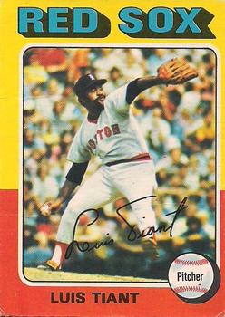 1975 O-Pee-Chee #430 Luis Tiant Front