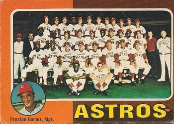 1975 O-Pee-Chee #487 Houston Astros / Preston Gomez Front