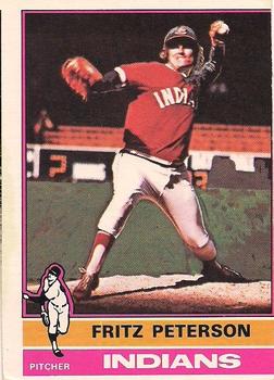 1976 O-Pee-Chee #255 Fritz Peterson Front