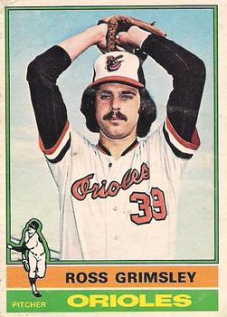 1976 O-Pee-Chee #257 Ross Grimsley Front