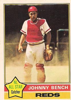 1976 O-Pee-Chee #300 Johnny Bench Front