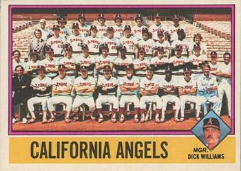 1976 O-Pee-Chee #304 California Angels / Dick Williams Front