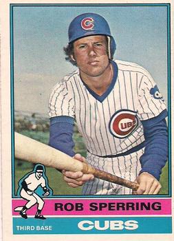 1976 O-Pee-Chee #323 Rob Sperring Front