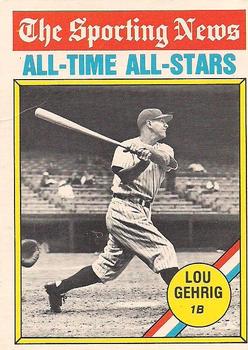 1976 O-Pee-Chee #341 Lou Gehrig Front