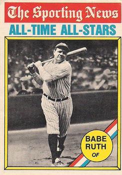 1976 O-Pee-Chee #345 Babe Ruth Front