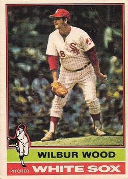 1976 O-Pee-Chee #368 Wilbur Wood Front