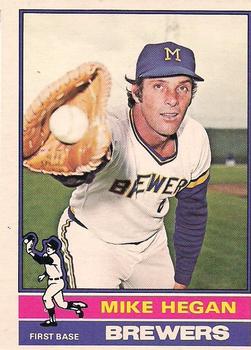 1976 O-Pee-Chee #377 Mike Hegan Front