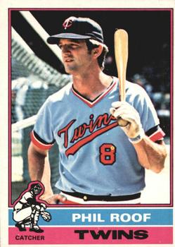 1976 O-Pee-Chee #424 Phil Roof Front