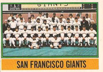 1976 O-Pee-Chee #443 San Francisco Giants Front