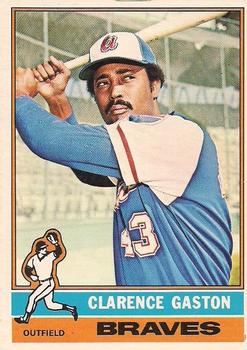 1976 O-Pee-Chee #558 Clarence Gaston Front