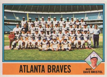 1976 O-Pee-Chee #631 Atlanta Braves / Dave Bristol Front