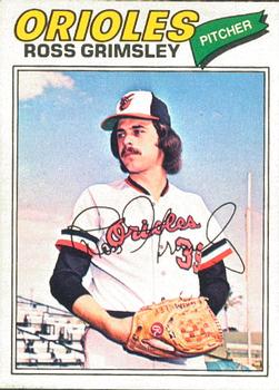 1977 O-Pee-Chee #47 Ross Grimsley Front