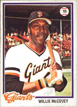1978 O-Pee-Chee #185 Willie McCovey Front