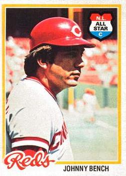 1978 O-Pee-Chee #50 Johnny Bench Front