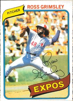 1980 O-Pee-Chee #195 Ross Grimsley Front