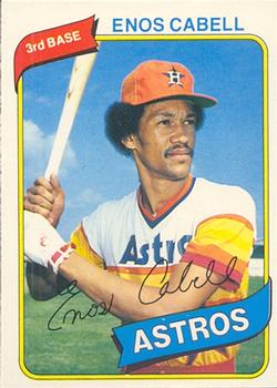 1980 O-Pee-Chee #201 Enos Cabell Front