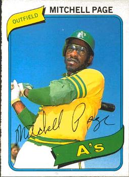 1980 O-Pee-Chee #307 Mitchell Page Front