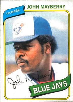 1980 O-Pee-Chee #338 John Mayberry Front