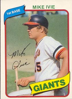 1980 O-Pee-Chee #34 Mike Ivie Front