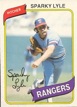 1980 O-Pee-Chee #62 Sparky Lyle Front