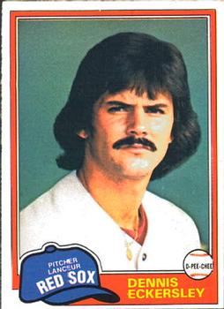 1981 O-Pee-Chee #109 Dennis Eckersley Front