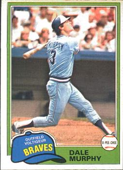 1981 O-Pee-Chee #118 Dale Murphy Front
