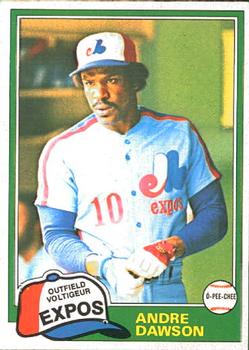 1981 O-Pee-Chee #125 Andre Dawson Front