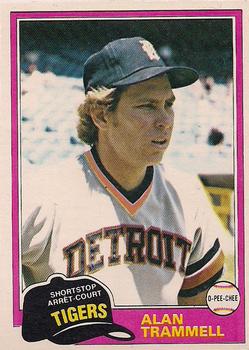 1981 O-Pee-Chee #133 Alan Trammell Front