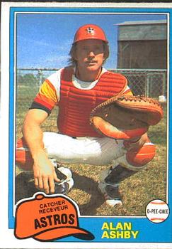 1981 O-Pee-Chee #146 Alan Ashby Front