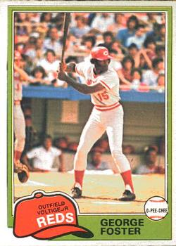 1981 O-Pee-Chee #200 George Foster Front