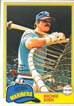 1981 O-Pee-Chee #214 Richie Zisk Front